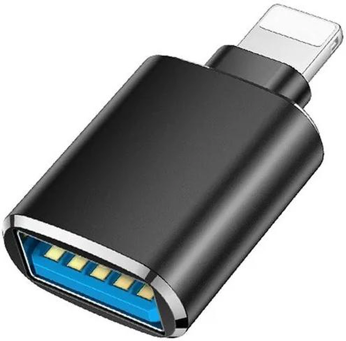 1 Pc Lightning OTG Adapter for iPhone & iPad, USB Camera Connector, Data Transfer Adapter, Plug & Play-3-3