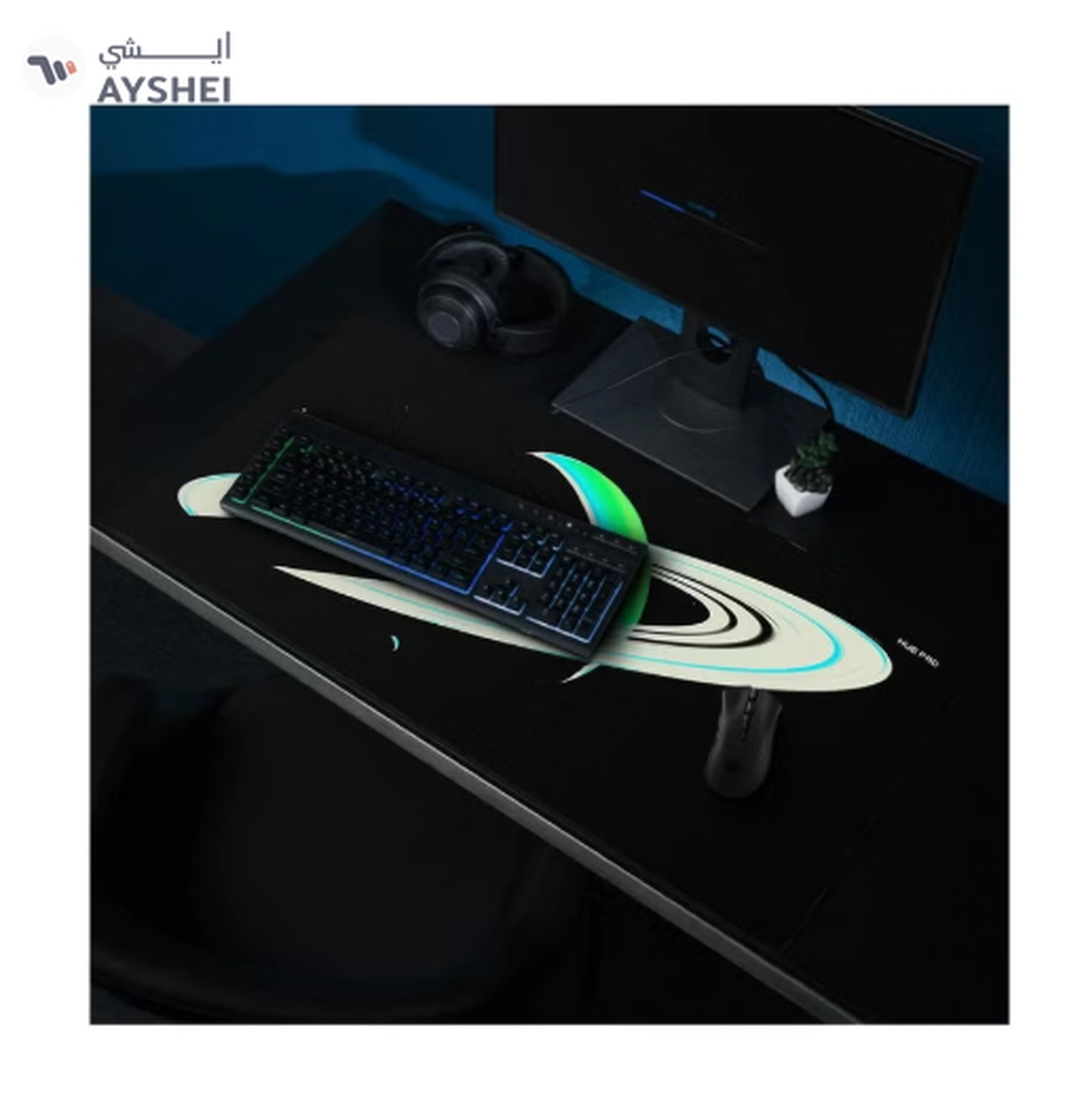 HUEPAD GALAXY SERIES Premium Mousepad HYDRAGLIDE Fabric Gaming Mousepad-3-3