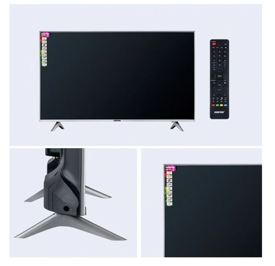 Geepas 32 Inch HD Smart LED TV With Remote Control, HDMI And USB Ports, Head Phone Jack, PC Audio In ,Wi-Fi, Android 14.0 With E-Share,YouTube Etc GLED3202SCHD Black-5