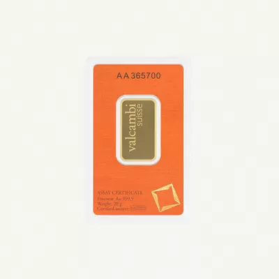 VALCAMBI Suisse 20g Gold Bar-0