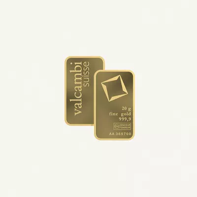 VALCAMBI Suisse 20g Gold Bar-2