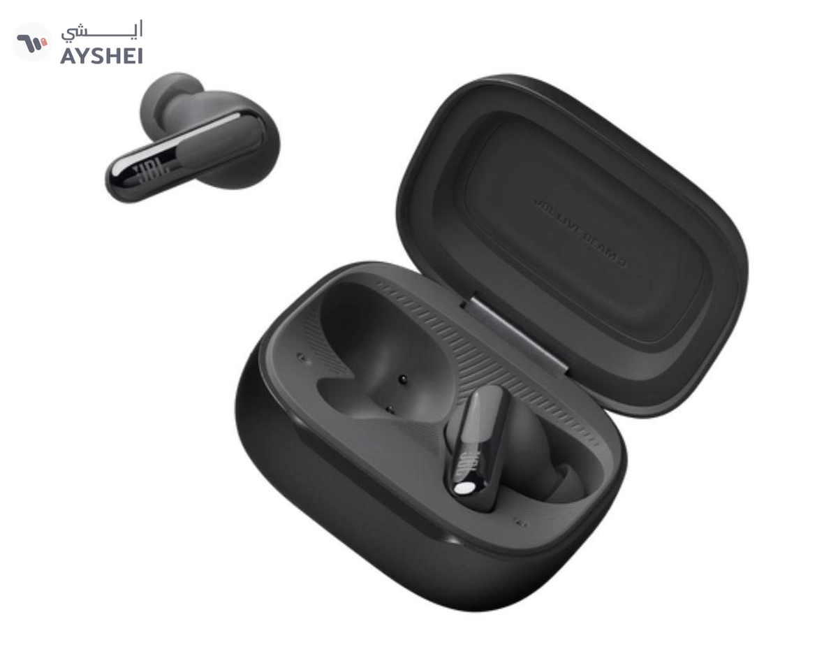 JBL Live Beam 3 True Wireless Noise Cancelling Closed-Stick Earbuds Black-4-4