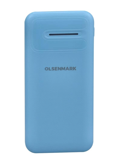 Olsenmark OMPB1820 Power Bank- 10000mAh Quick charge Battery | Indicator Light | 2 USB Ports | Quick Charge DC 5V/2.1A | Ideal for Smart Phones, Cameras, Mp4, Tablet, Smart Watches & More-0