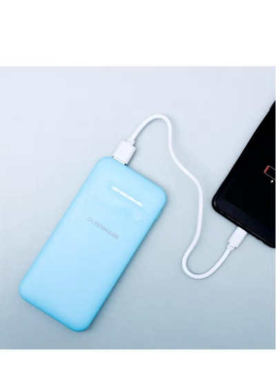 Olsenmark OMPB1820 Power Bank- 10000mAh Quick charge Battery | Indicator Light | 2 USB Ports | Quick Charge DC 5V/2.1A | Ideal for Smart Phones, Cameras, Mp4, Tablet, Smart Watches & More-6