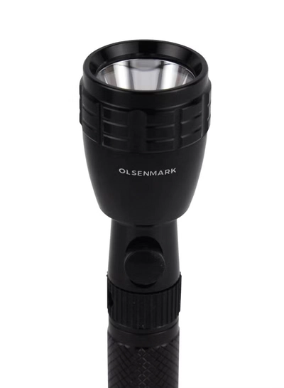 Olsenmark Rechargeable LED Flashlight- OMFL2832, Lithium Battery, 3W LED, Light-Weight Design and Long Hours-2