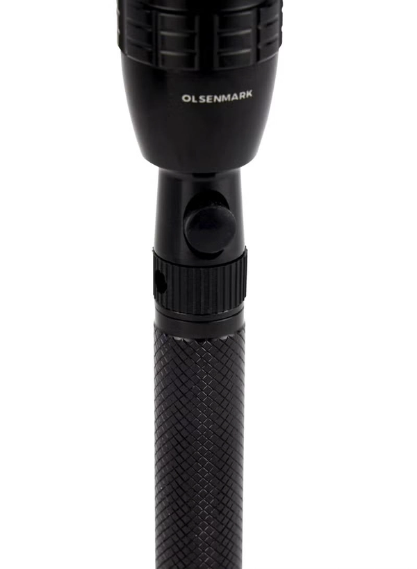 Olsenmark Rechargeable LED Flashlight- OMFL2832, Lithium Battery, 3W LED, Light-Weight Design and Long Hours