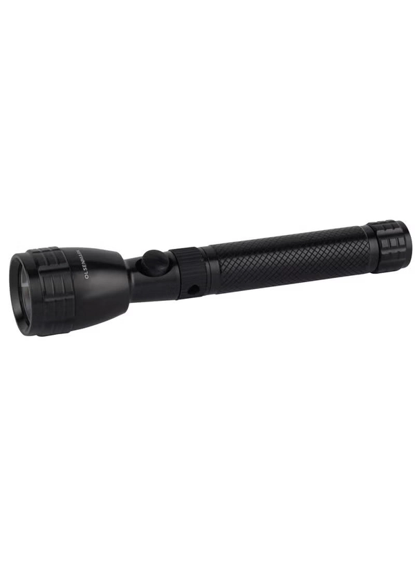 Olsenmark Rechargeable LED Flashlight- OMFL2832, Lithium Battery, 3W LED, Light-Weight Design and Long Hours