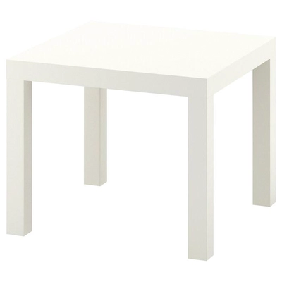 IKEA LACK Side Table, White, 55x55 cm -0