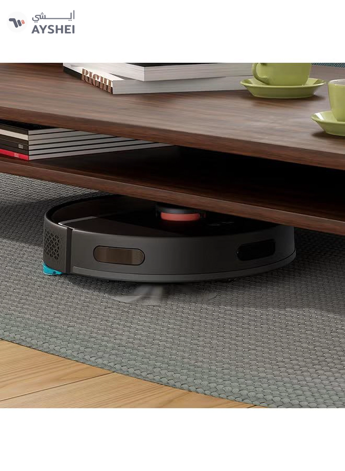 Philips HomeRun 3000 Series Aqua Vacuum And Mop Robot 350 ml XU3000/01 Black-4-4