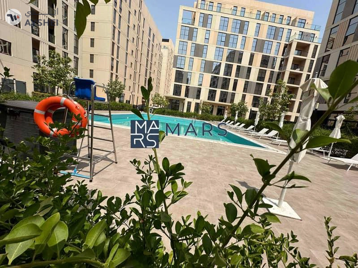 Brand New Pool view Big One Bedroom Apartment For Rent With two balcony Al Mamsha-22-22