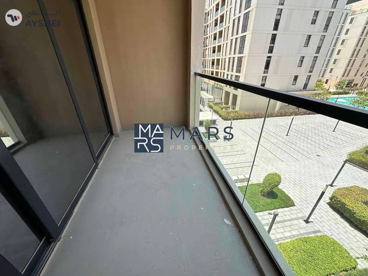 Brand New Pool view Big One Bedroom Apartment For Rent With two balcony Al Mamsha-2-2