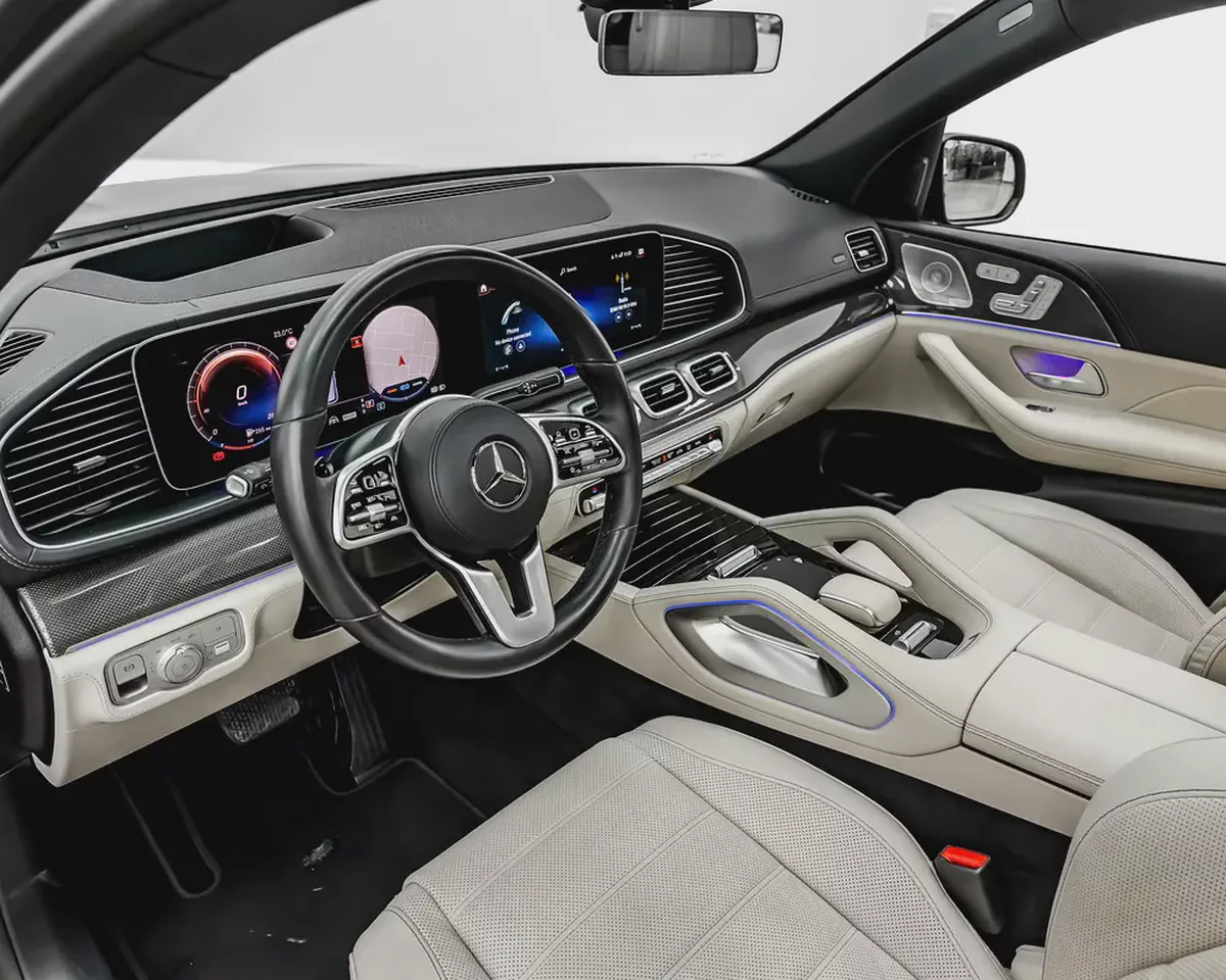 MERCEDES GLE450 - AMG KIT - 2022 - GCC - GARGASH WARRANTY AND SERVICE CONTRACT - EXCELLENT CONDITION-8-8