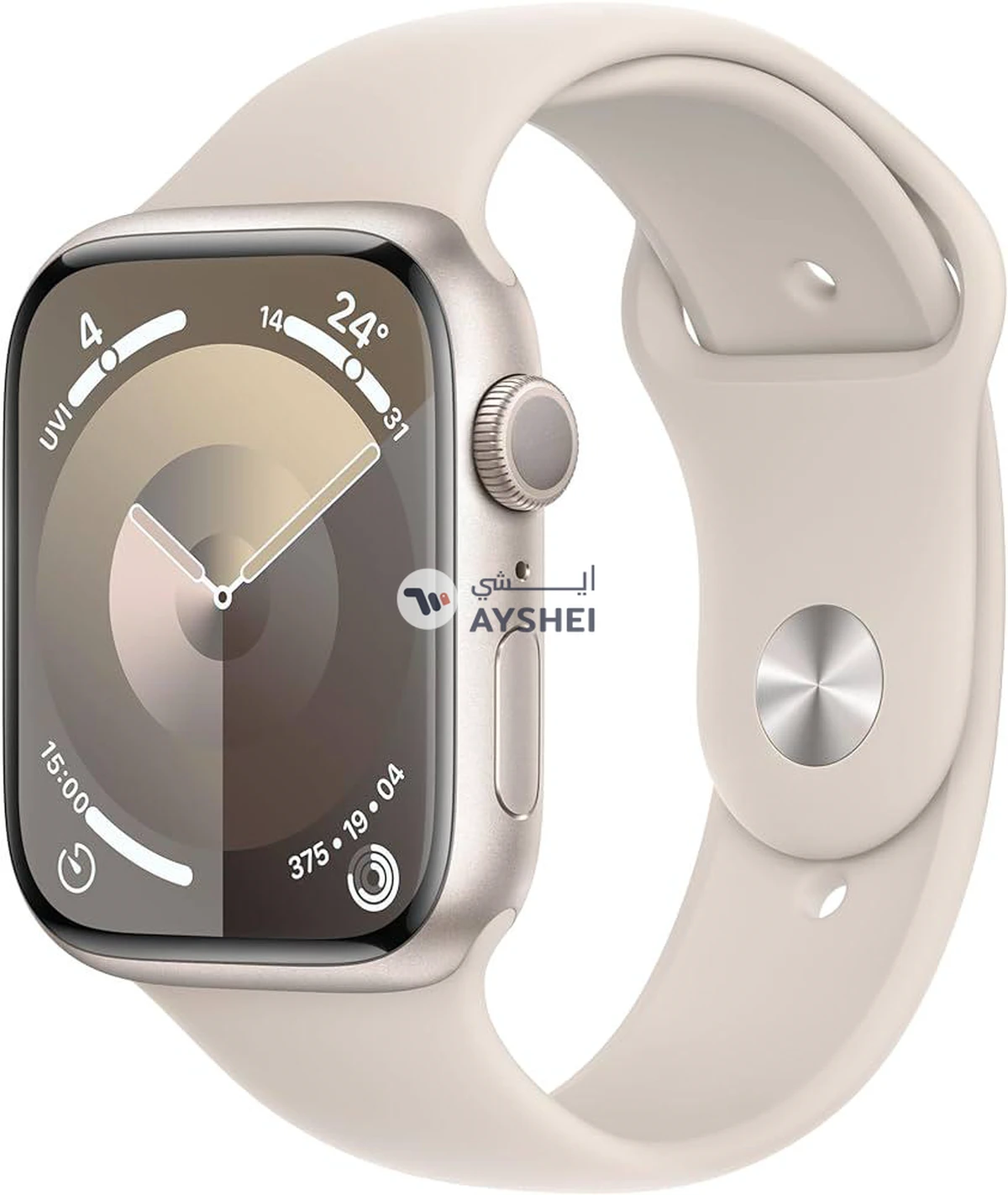 Apple Watch Series 9 (Starlight Aluminum - 41mm)-1-1