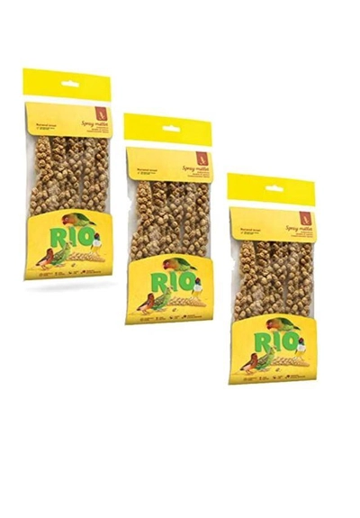RIO Spray Millet Natural Treat For All Birds 100g x 3-0