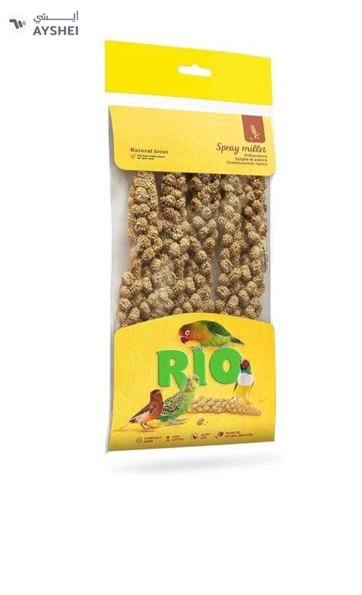 RIO Spray Millet Natural Treat For All Birds 100g x 3-1-1