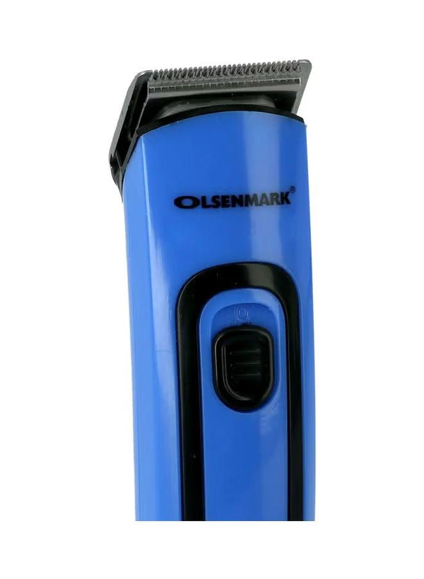 Olsenmark Rechargeable Hair Trimmer Blue/Black 19cm