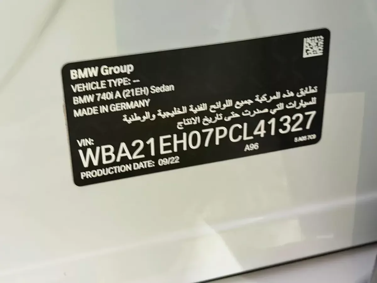 BMW 7-Series 740i 2023 | GCC Specs | under warranty-16-16