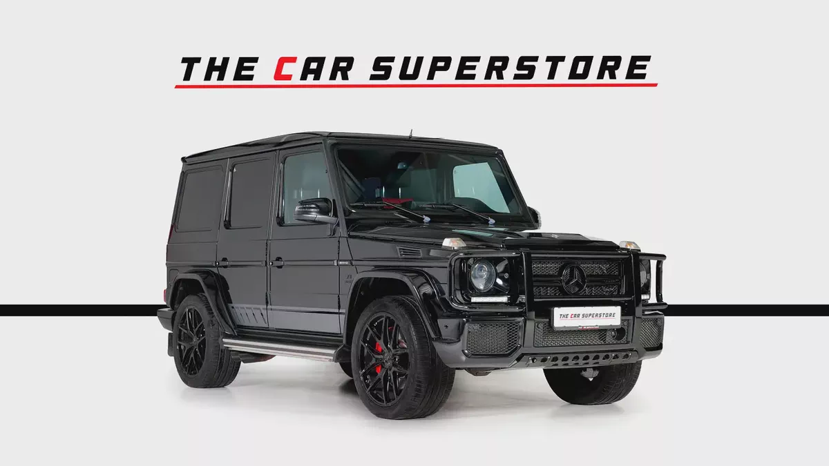Mercedes Benz G63 AMG Night Package - GCC - Low mileage-1-1