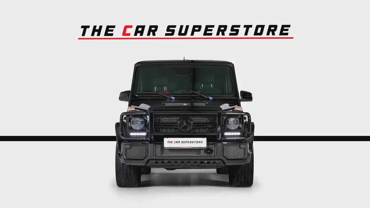 Mercedes Benz G63 AMG Night Package - GCC - Low mileage-2-2
