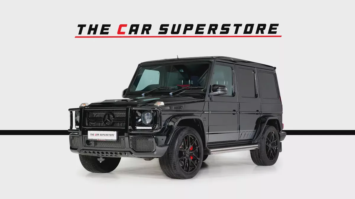 Mercedes Benz G63 AMG Night Package - GCC - Low mileage-3-3