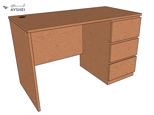 STUD Desk with 3 drawers