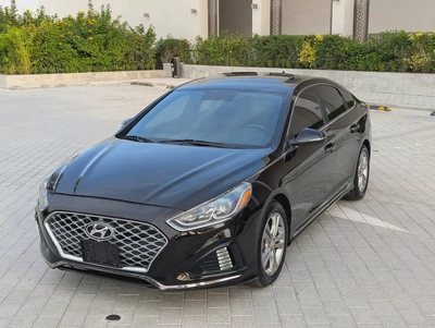 Hyundai Sonata 2018 Sport US Specs Premium Condition 4Cyl Full Option With Sunroof-0