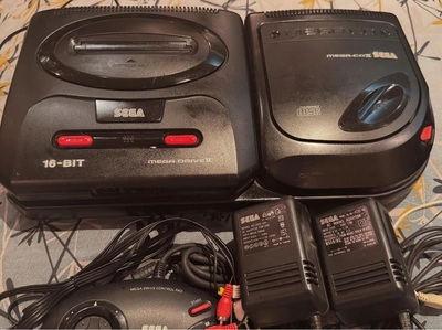 Sega Mega Drive 2 + Mega-CD 2 Console Pal Europe -0