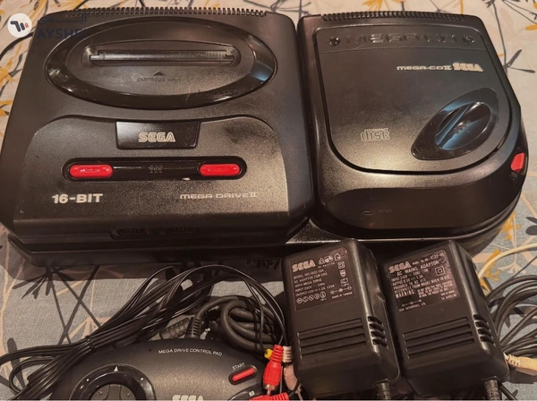 Sega Mega Drive 2 + Mega-CD 2 Console Pal Europe 