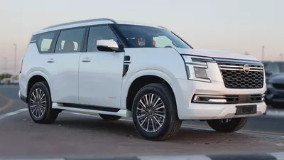 2026 Nissan Patrol LE Platinum 3.5L Twin Turbo AT Petrol (White-Red)-0