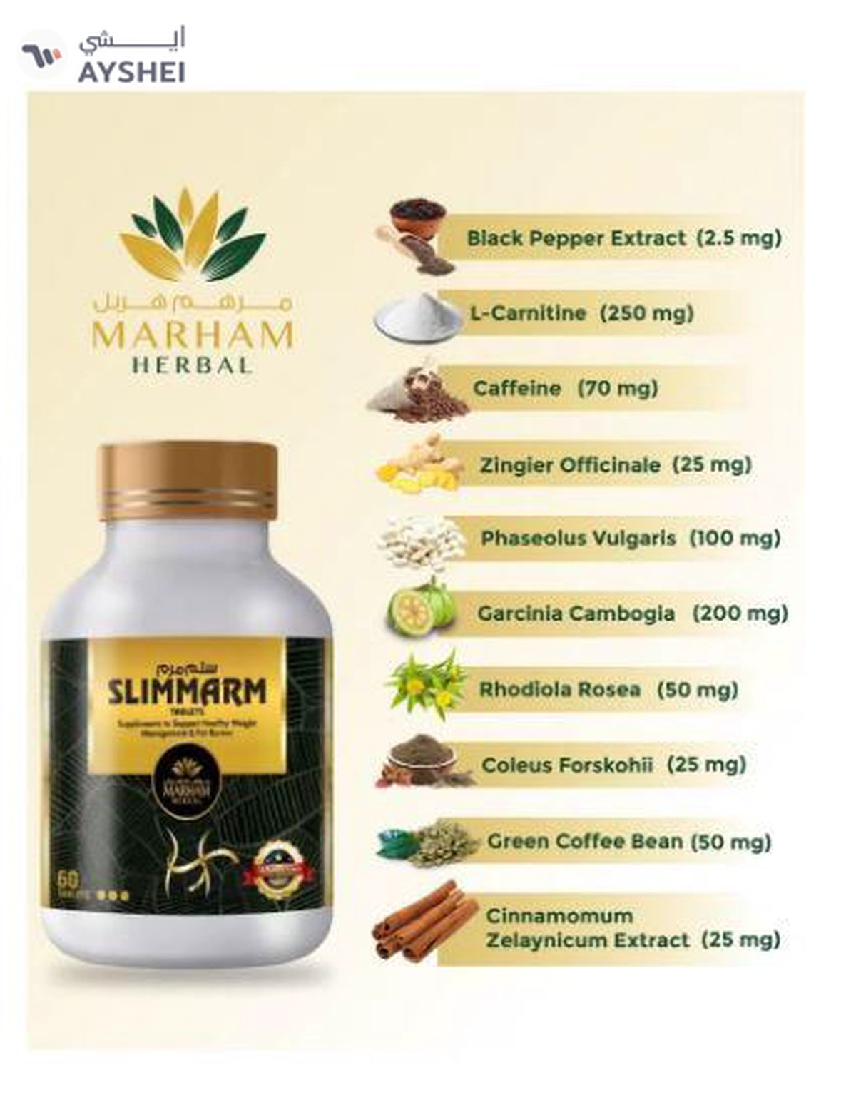 MARHAM HERBAL Slimmarm Tablet: Your Ultimate Solution -5-5
