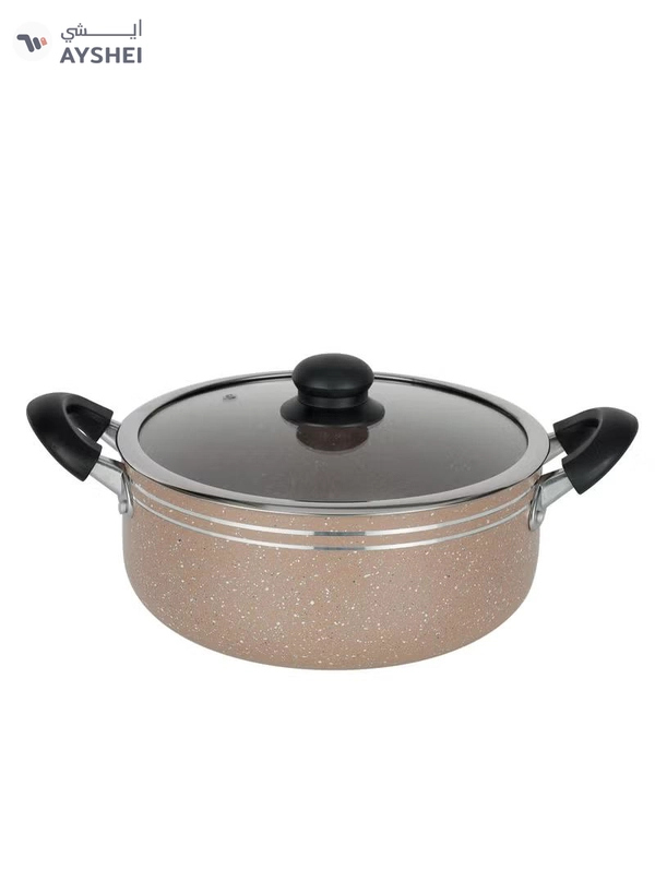 DELCASA 10 Pcs nonstick Aluminum Cookware Set Durable Marble Coating Non Stick Pots