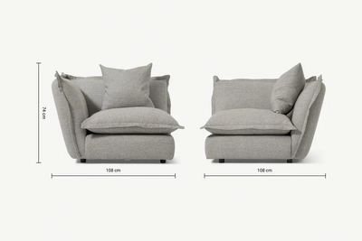Fernsby Modular Sofa, Silver Grey-0