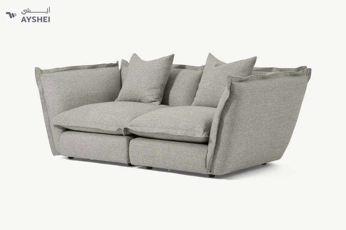 Fernsby Modular Sofa, Silver Grey-5-5