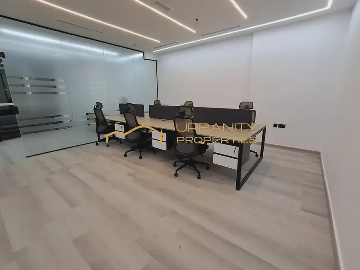 Premium Furnished Office in B2B Tower Prime Location Rented with Excellent ROI