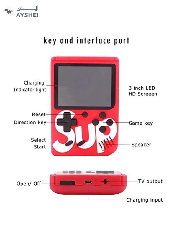 SUP 400 In 1 Portable Retro Handheld Console