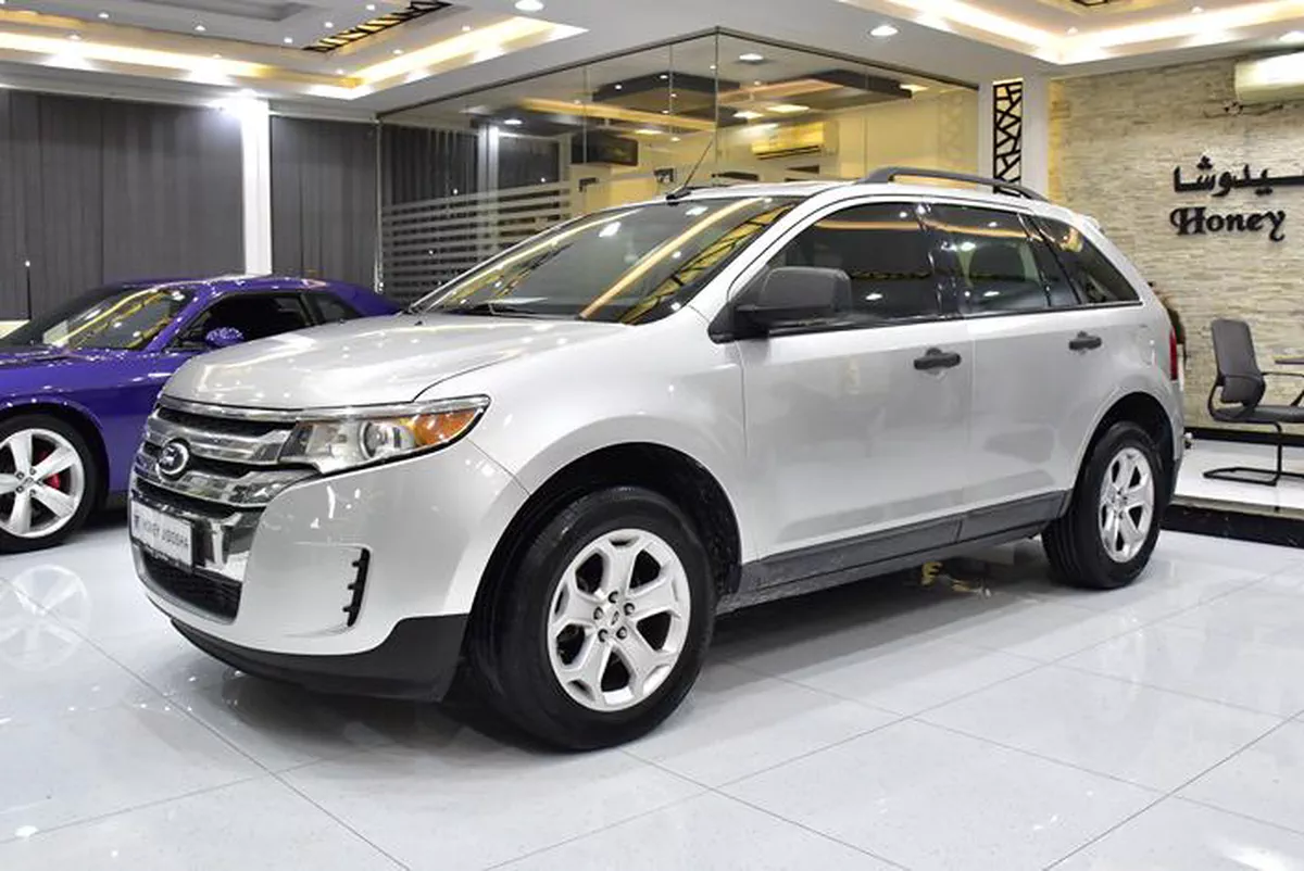 Ford Edge ( 2014 Model ) in Silver Color GCC Specs-1-1