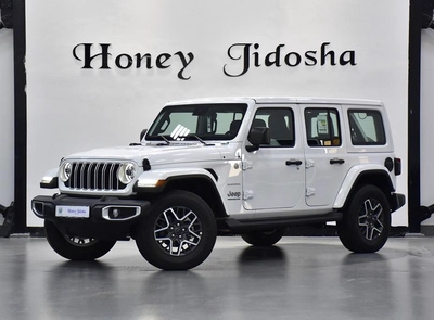 Jeep Wrangler Unlimited SAHARA 2.0L ( 2024 Model ) in White Color GCC Specs-7