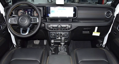 Jeep Wrangler Unlimited SAHARA 2.0L ( 2024 Model ) in White Color GCC Specs-10