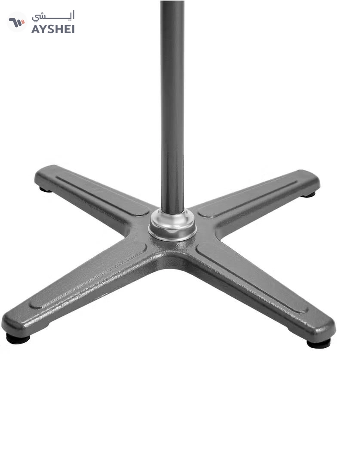 GEEPAS 24" Industrial Pedestal Fan | Pedestal Fan With Industrial Strength And 3 Metal Blade For Strong Wind, 3-Speed Levels| High Performance 160W Motor For High Speed Wind| Ideal For Home 160 W GF21197 Silver-2-2