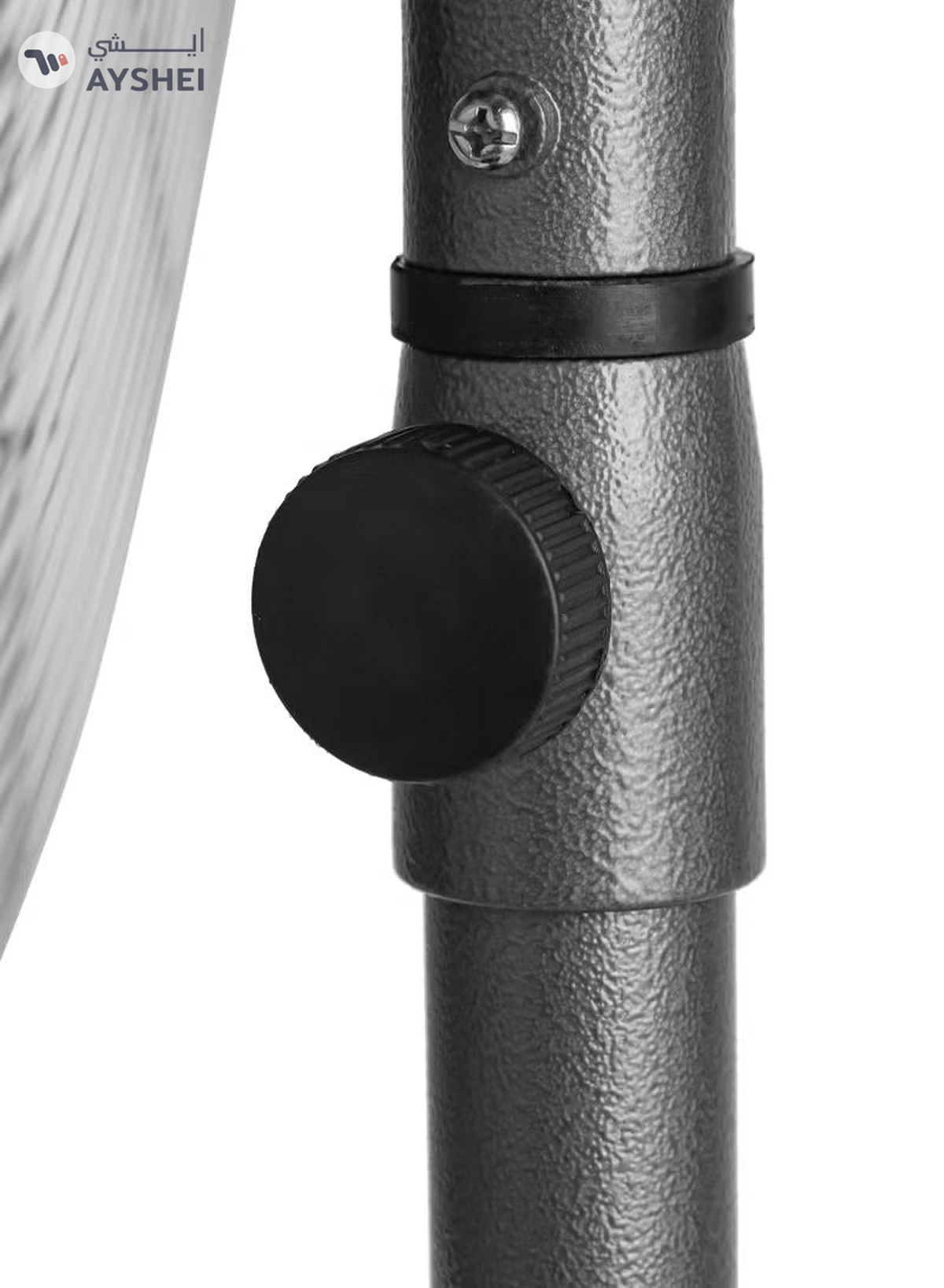 GEEPAS 24" Industrial Pedestal Fan | Pedestal Fan With Industrial Strength And 3 Metal Blade For Strong Wind, 3-Speed Levels| High Performance 160W Motor For High Speed Wind| Ideal For Home 160 W GF21197 Silver-5-5