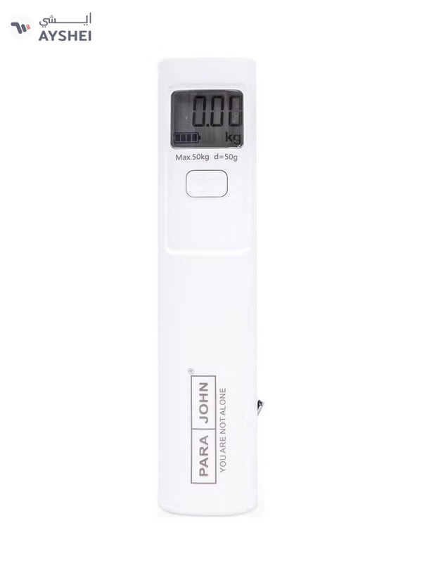 PARAJOHN Battery Free Luggage Scale White