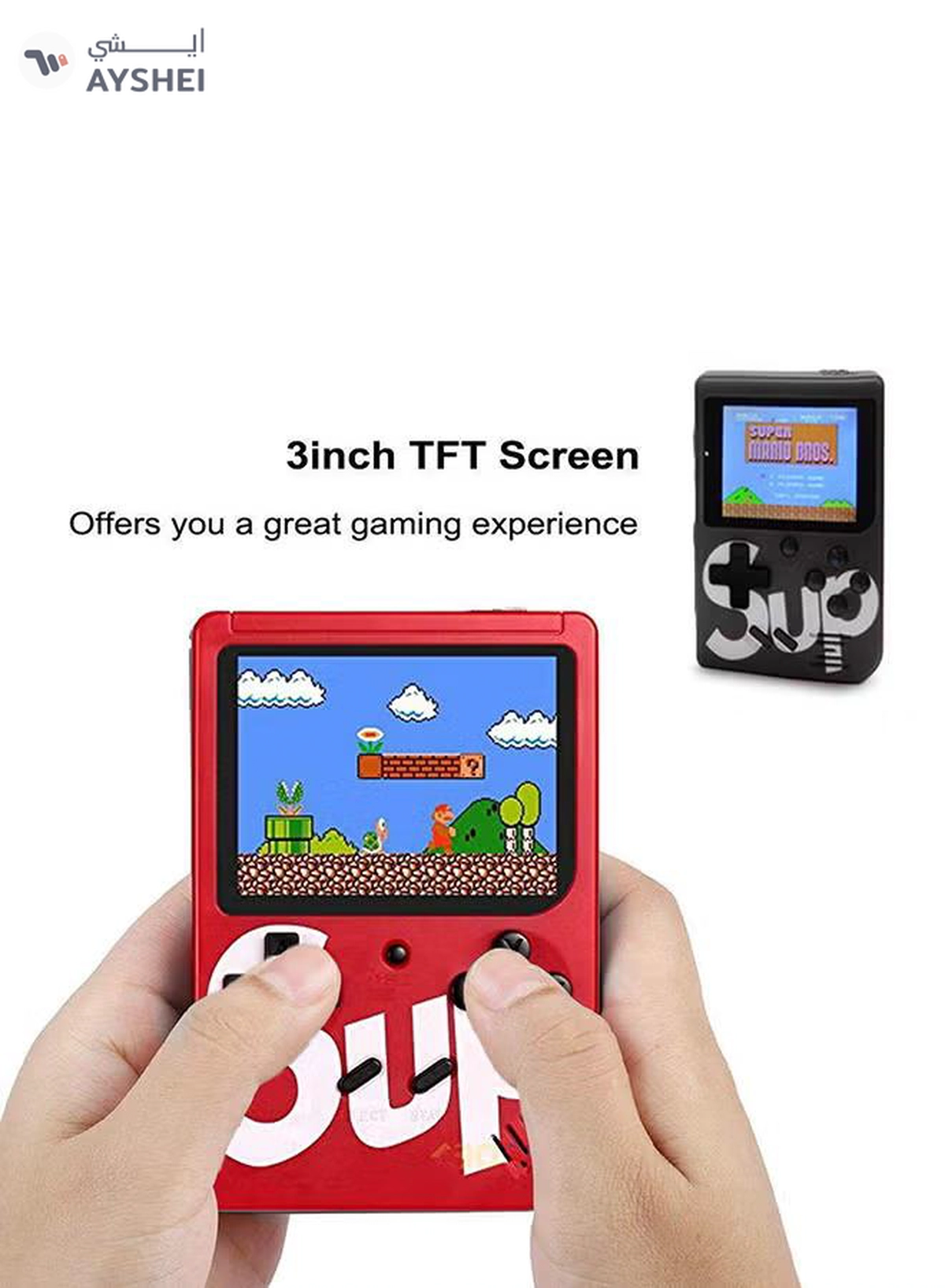 SUP 400-In-1 Rechargeable Durable And Safe Retro Box Console Game Toy For Kids-3-3
