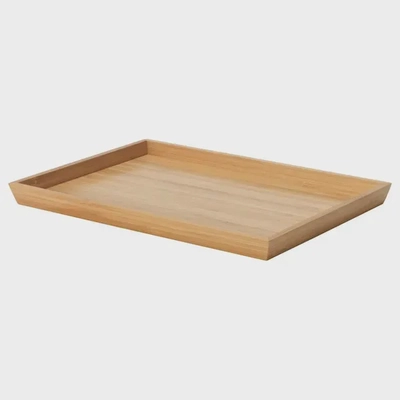 Natural OSTBIT Bamboo Tray - 20x28 cm-0