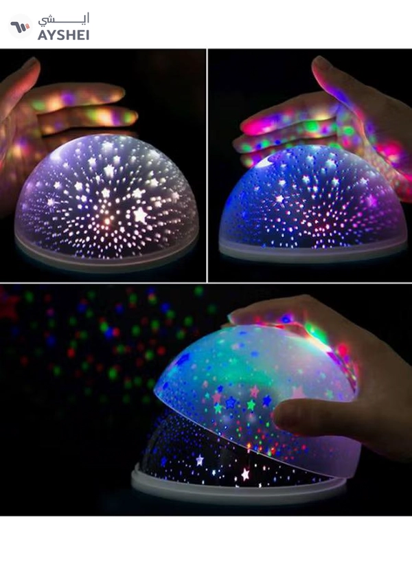 CYTHERIA LED Moon Lamp Purple 12x12x13.5cm