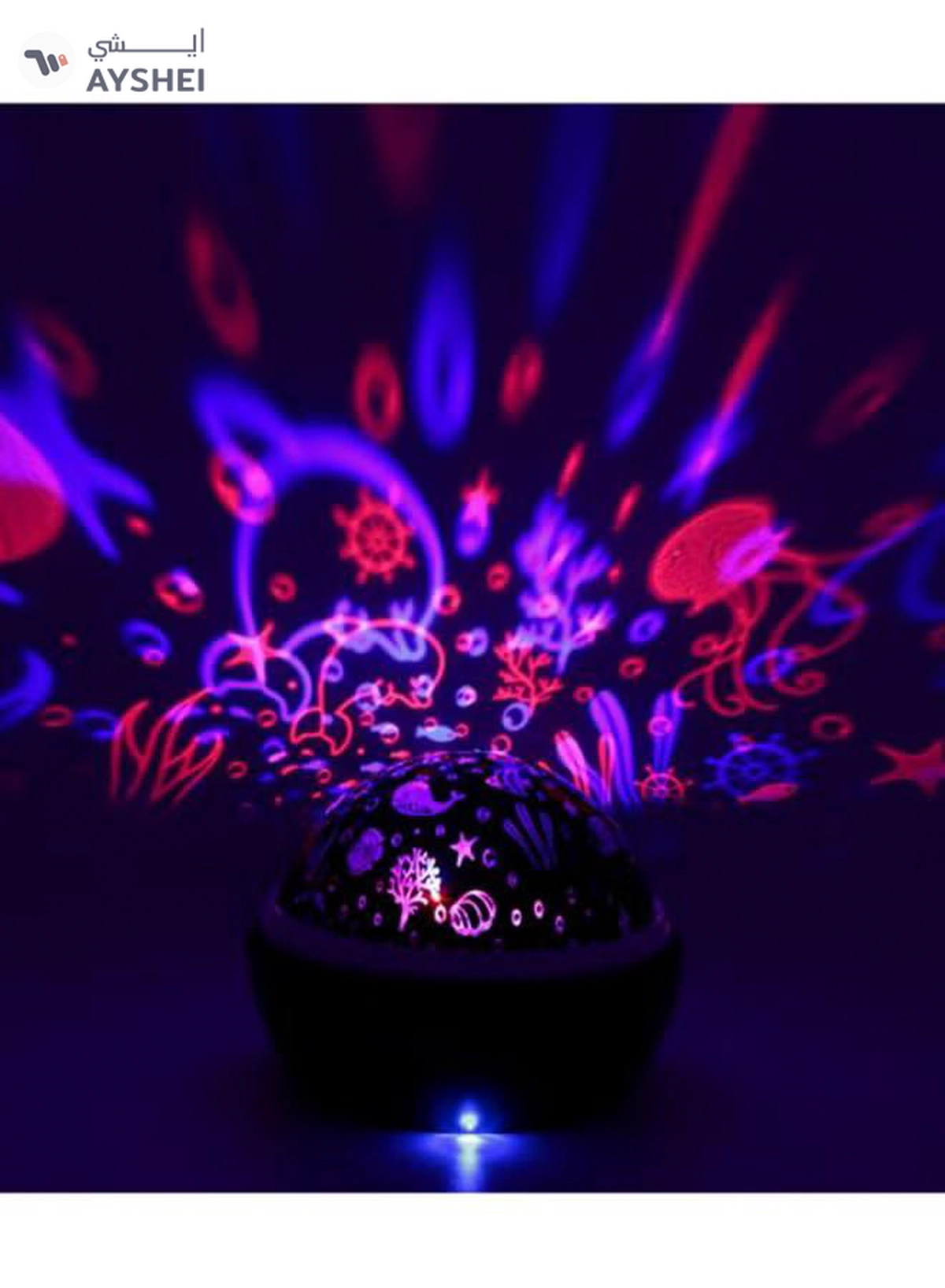 CYTHERIA LED Moon Lamp Purple 12x12x13.5cm-2-2