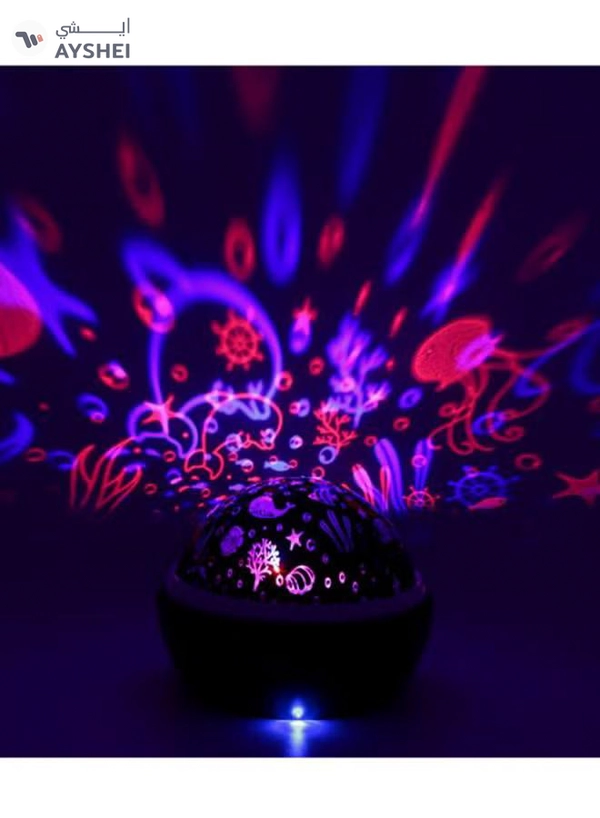 CYTHERIA LED Moon Lamp Purple 12x12x13.5cm