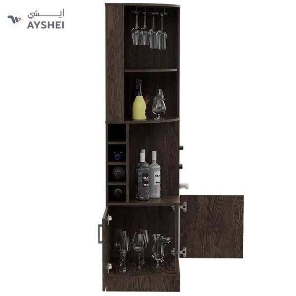 Syrah Corner Bar Cabinet