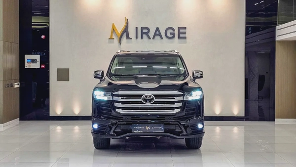 TOYOTA - LAND CRUISER - GXR - V6 TWIN TURBO - 2023 MODEL - UNDER WARRANTY - GCC SPECS - BLACK COLORE