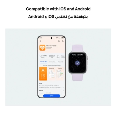 HUAWEI Watch FIT4 Smart Watch, 1.82” Display, 100+ Sports modes, Fitness and Sleep Tracker, Heart Rate Monitor, Emotional Wellbeing Assistant, up to 10-Day Battery Life, iOS & Android White-1