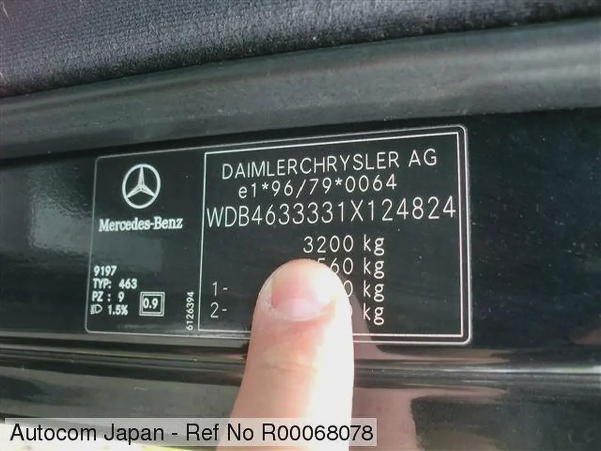 Mercedes-Benz G-Class G 400 d, 2002, Japanese Specs-3-3